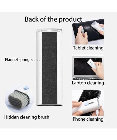 7-in-1 Electronic Cleaner Kit - Keyboard & Laptop Cleaning Kit with Brush | For Airpods, Phone, Computer & Screen | Includes Flannel Cloth | Blue - Buy Online on GoSupps.com