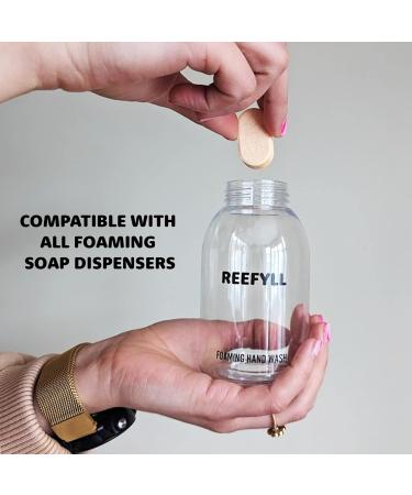 Plastic-Free Foaming Hand Soap Refill Tablets - Juicy Orange Scent | Just Add Water - Eco-Friendly Hand Wash Pods (3 Tablets - Buy Online on GoSupps.com