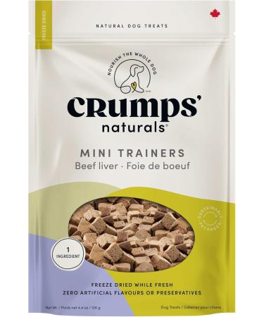 Crumps' Naturals PB-WP-7" Plaque Busters with Pumpkin Spice 7"- 10 Pack (270g/9.5oz) & Mt-Fd-105 Mini Trainers Freeze Dried Beef Liver (1 Pack) 126 G (Packaging may vary) - Buy Online on GoSupps.com