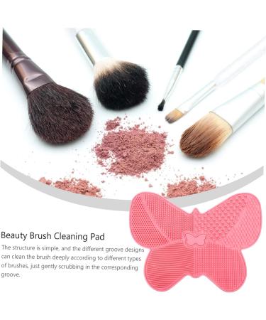 SOESFOUFU 1pc Silicone Scrub Pad Makeup Brush Cleaning Scrubber Lip Brush Silicone Makeup Applicator Cosmetic Makeup Brush Scrubber Accessories Silica Gel With Suction Cup Pink 23X17cm Pink - Buy Online on GoSupps.com