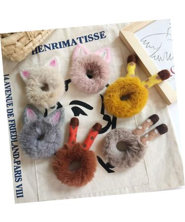 FRCOLOR Cat Ear Hair Ties Bunny Ear Scrunchies Cat Ear Scrunchie Headband Holder Stuffed Bunny for Bunny Ear Hair Bands Girl Stuffed Animals Decor Ponytail Holder Curly Miss Pompom - Buy Online on GoSupps.com