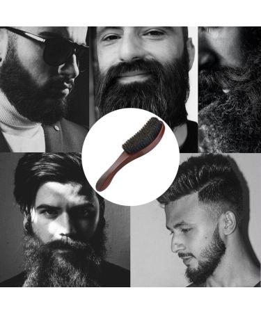 Buy Hrippy Beard Brush - Wild Boar Bristle Hair Brush & Professional Facial Shaving Tool for Men | Mustache-Cleaning Hairdressing Salon Tool - Buy Online on GoSupps.com