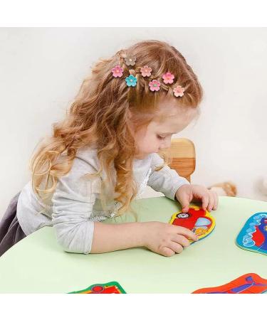 30 Pcs Matte Cherry Blossom Mini Flower Claw Clips - Cute Hair Accessories for Girls & Women - Buy Online on GoSupps.com