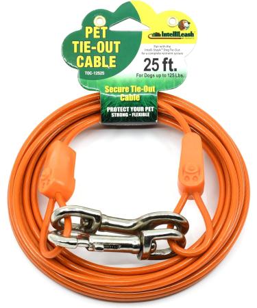 IntellileaSh 7.6m Dog Mooring Cable - Durable Weather-Resistant Tensioning Belts for Dogs Up to 56.7kg | Safe & Strong for All Breeds - Buy Online on GoSupps.com