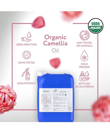 HBNO Organic Camellia Oil - 8.8 lbs (4kg) - Ideal for Shampoos Conditioners Lip Balms Face wash Lotions and Skin care products. - Buy Online on GoSupps.com