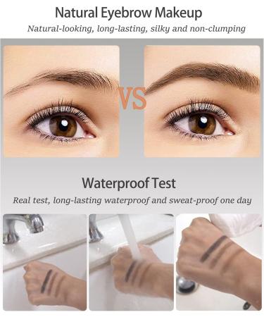 Eyebrow Powder Makeup Kit-3 Colors Eye Brow Tinted Powder Palette Long-Lasting Waterproof Grey Brown Series Brow Filler Fill & Sculpt Full Eyebrows for Women With Mirror Brow Brush-Set 03 - Buy Online on GoSupps.com