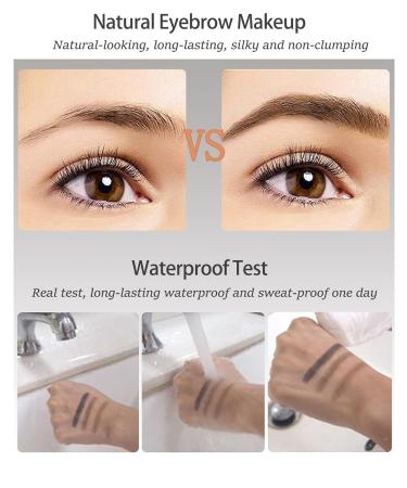 Buy Long-Lasting Eyebrow Powder Makeup Kit - 3 Colors Waterproof Brow Filler & Sculpting Set for Women | Includes Mirror Brush & Razor - Buy Online on GoSupps.com