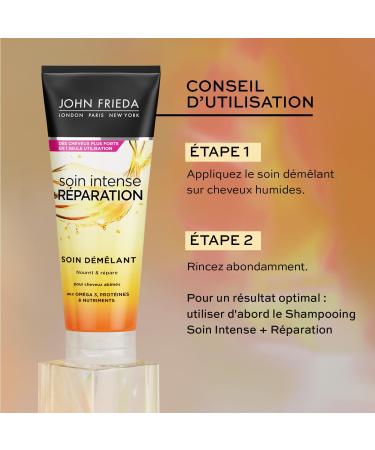 John Frieda Soin Intense + R paration Soin D m lant 250ml - Buy Online on GoSupps.com