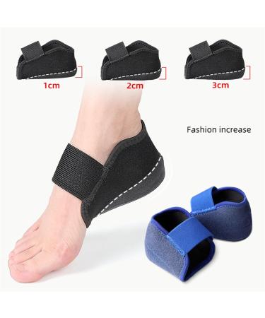 Height Max Socks & Insoles | Silicone Invisible Shoe Lift Pads for Arch Support | Plantar Fasciitis Compression Sleeves - Size L (41-45 - Buy Online on GoSupps.com