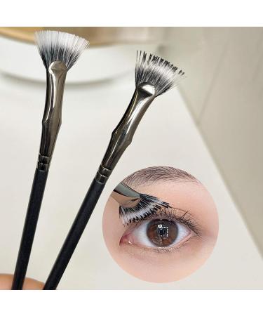 5 set Eyelash Eyebrow Brush Fan Shape Cosmetic Applicator for Natural Lashes 5 set (Black) - Buy Online on GoSupps.com