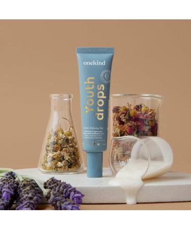 Onekind Youthdrops Night AHA BHA Exfoliating Serum Peel - 20% Pore Refining & Fine Lines with Vitamin C & Hyaluronic Acid | International Shipping - Buy Online on GoSupps.com