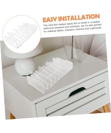 FRCOLOR 12 Pcs Eye Shadow Storage Box Cleaning for Household Use Acrylic Organizer Cosmetic Rack - Buy Online on GoSupps.com