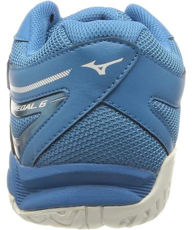 Mizuno Men's Wave Medal 6 Tennis Shoe - 42 EU Mediterranean Blue White | International Shipping Available - Buy Online on GoSupps.com