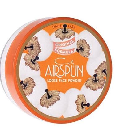 Coty AirSpun Loose Face Powder 070-24 Translucent 2.3 oz (Pack of 2)