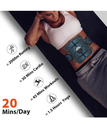 Buy Ab Stimulator & Muscle Toner - MHD TENS Portable Fitness Equipment for Men & Women | International Shipping - Buy Online on GoSupps.com