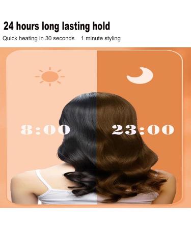 Travel Curling Iron Hair Straightener - 2-in-1 Mini Non-Slip Insulated for Boys & Girls Long-Lasting Blue - Buy Online on GoSupps.com