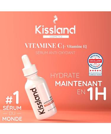 30ml. BIO Vitamin C/E Face Serum - Anti-wrinkle Anti-spot Anti-aging and Moisturizing - Vegan Face Care - Also Ideal As Eye Cream - Vitamin C Face Serum - Buy Online on GoSupps.com