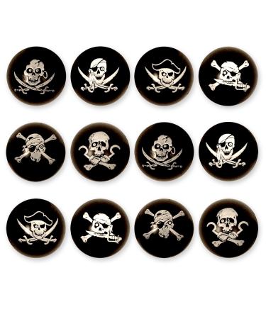 Partypacktm 12 x pirate bouncing balls / for children's birthday boy and girl / fellow born / children's birthday guest gifts / rubber ball / bouncy ball / pirate-party base set