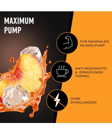 ESN Crank Pump Pro - Peach Iced Tea 450g | Pre Workout Booster for Maximum Muscle Pump & Performance | Tested Quality Made in Germany - International Shipping Available - Buy Online on GoSupps.com