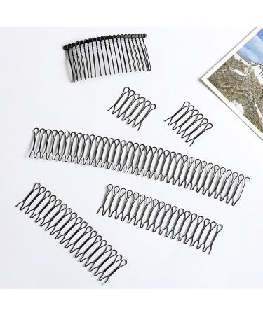 GEDOX Wire Hair Finishing Combs Simple Fastt Hair Spiral Metal Wire Hair Combs Invisible Hair Fixer Stretchable Hair Updo Styling Tool Decorative Mini Bangs Holder For Women & Girls  - Buy Online on GoSupps.com