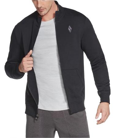 Skechers Men's Bold Black Hoodless Hoodie - Size Large - Buy Online on GoSupps.com