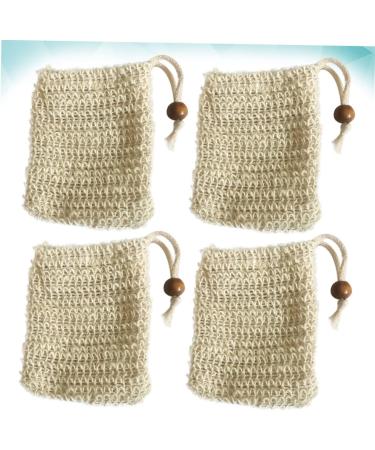 Beavorty 4pcs Face Washing Bag Soap Storage Bag Facial Net Foaming Net Soap Holder Bubble Maker Bag - Buy Online on GoSupps.com