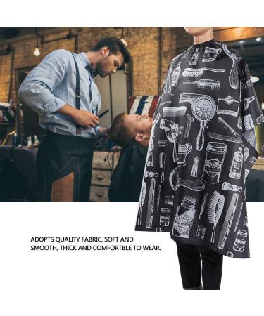 Waterproof Breathable Hairdressing Apron | Stylish Hair Salon Shawl Apron | 120x145cm Printed Hair Cutting Apron for Professionals - Buy Online on GoSupps.com