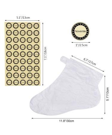 Shop 200 Pieces Transparent Plastic Ankle Boots - Thermal Insulation Foot Covers for Paraffin Wax Spa Pedicures | International Shipping Available - Buy Online on GoSupps.com