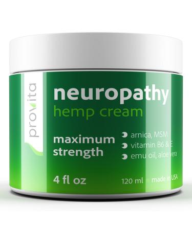 Neuropathy Nerve Relief Cream - Organic Neuropathy Relief Cream for Feet, Hands, Carpal Tunnel, Legs and Toes - 4 OZ Value Pack- Made in USA