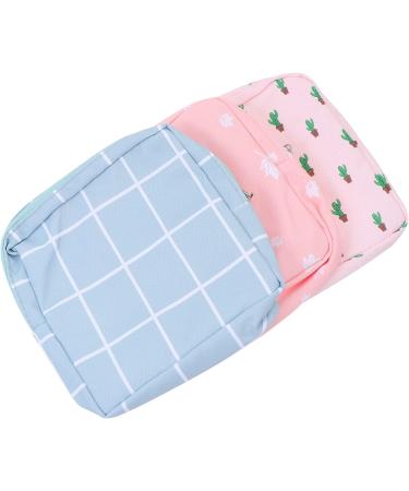 Exceart Storage Pocket Set - 3pcs Menstruation Pad Pouches | Portable Sanitary Napkin & Travel Cosmetic Bags for Teens - Buy Online on GoSupps.com