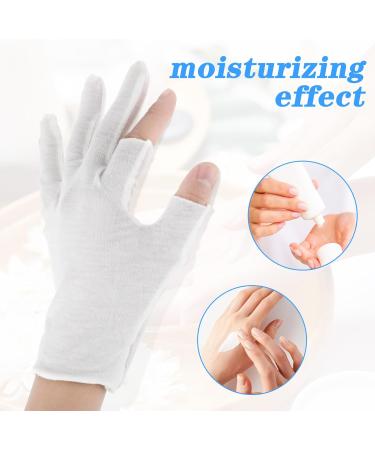 Dimeho 6 Pairs Moisturizing Cotton Gloves Touchscreen Overnight Sleeping Gloves Lightweight Nighttime Lotion White Gloves for Bedtime Dry Hand Therapy Sensitive Irritated Skin SPA - Buy Online on GoSupps.com