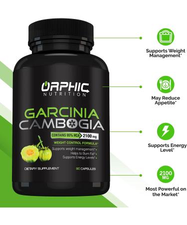 Garcinia Cambogia Extract | 2100 MG - 90 Caps | Supports Weight Loss | Vegetarian-Friendly Supplement - Buy Online on GoSupps.com