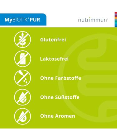 Nutrimmun MyBiotik PUR - 90 Portions of Metabolic-Active Dietary Supplement Powder with Probiotics Biotin & Vitamin B2 for Skin Health - International Shipping Available - Buy Online on GoSupps.com
