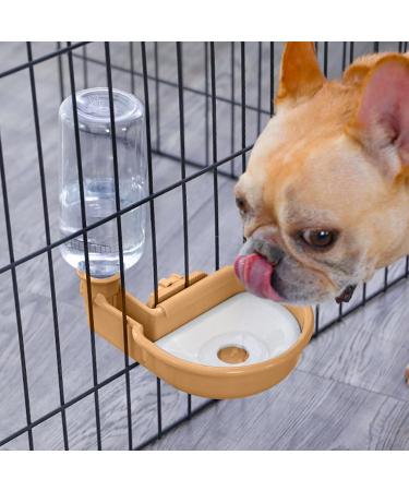 Tokayife 480ml Automatic Water Dispenser for Dogs Cats & Rabbits - Anti-Overflow Pet Drinking Fountain (Orange) - International Shipping Available - Buy Online on GoSupps.com