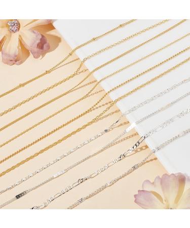 NICENEEDED 12 Strips Metal Nail Art Chains Nail Jewelry Chains with Box Silver Gold Nail Chains Punk Nail Charms Nail Ornaments Nail Jewels Nail Art Studs for Manicure Decoration - Buy Online on GoSupps.com