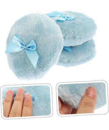 Didiseaon 6 Pi ces houppette pour b b bouff e de visage maquillage blanc poudre compacte houppette compacte houppette apr s le bain pour b b Corps n ud Bouff e s che de ruban - Buy Online on GoSupps.com