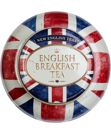 New English Teas Union Jack Round Tea Caddy With 80 English Breakfast Teabags - Buy Online on GoSupps.com