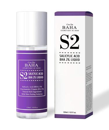 Cos De BAHA Salicylic Acid BHA 2% Liquid - 4 fl oz (120 ml) for Clear Skin - Buy Online on GoSupps.com