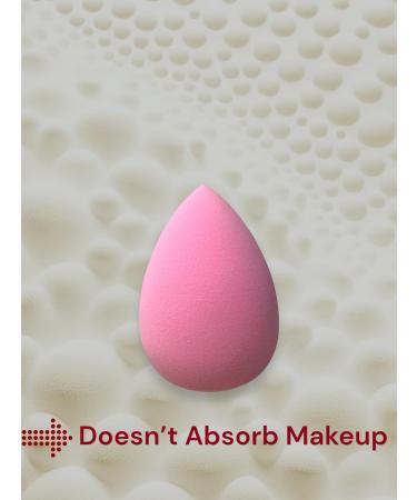 Original Pro Makeup Sponge Beauty Blender - Washable Reusable Vegan Foundation Blender (Pink) | Soft Foam for Flawless Blending - Buy Online on GoSupps.com