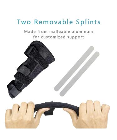 Boxer Break Metacarpal Splint Brace - Adjustable Support for 4th & 5th Finger Injuries Trigger Finger Fractures & Tendonitis - Large Size Universal Fit - Buy Online on GoSupps.com