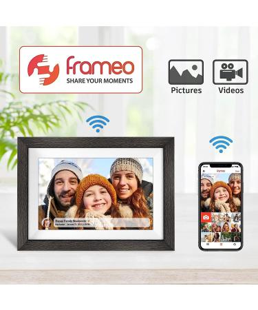 Frameo 10.1 Smart Digital Picture Frame 32GB Memory | WiFi | HD IPS Screen | Auto-Rotate | Easy Setup | iOS & Android App by MQQC - Buy Online on GoSupps.com