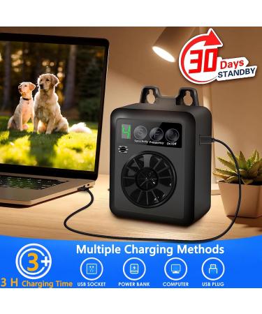 Ultrasonic Anti Barking Device for Dogs | 4 Sensitivity Levels | USB Rechargeable | 50Ft Range | Indoor & Outdoor Sonic Bark Control - Buy Online on GoSupps.com