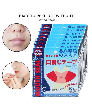240pcs Mouth Tape for Better Sleep | Anti Snoring Patch for Nasal Health | Snoring Aid Device for Improved Breathing - Buy Online on GoSupps.com