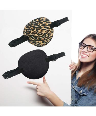Adjustable Medical Lazy Eye Patch Set - 2 PCS Visual Amblyopia Corrected Pirate Eye Patches for Adults & Kids - Buy Online on GoSupps.com
