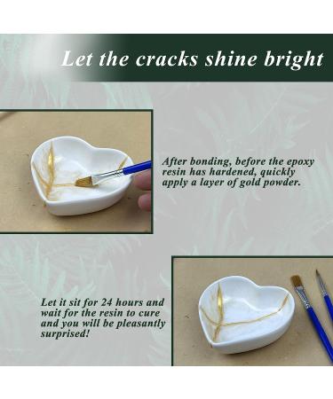 Gold Kintsugi Repair Kit - Japanese Ceramic Repair with Gold Powder Glue - Ideal for Beginners, Restoring Meaningful Pottery - Buy Online on GoSupps.com