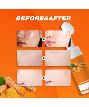  Hppsctink Turmeric Facial Cleansing Foam 60ml: Deep cleanses lightens acne marks nourishes and brightens the skin - Buy Online on GoSupps.com