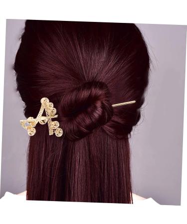 Hanfu Hairpin Chinese Hairpin Bun Holder Clip Bun Hair Stick Floral Hair Fork Chinese Hair Sticks Decorative Hairpin Bridal Hair Clip Hair Chopstick Girl Metal Japan Bride - Buy Online on GoSupps.com