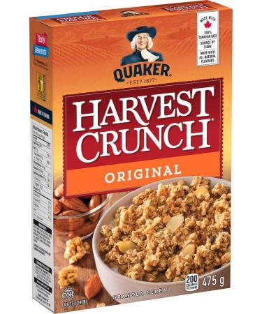 Quaker Harvest Crunch Original Granola Cereal Multi-Pack 475g (Pack of 16) - Buy Online on GoSupps.com