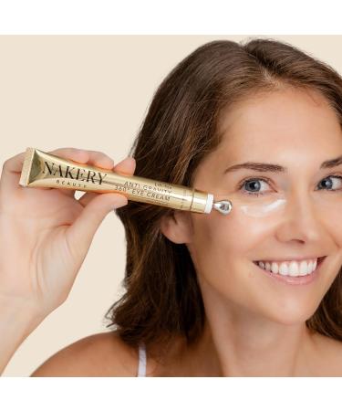 Nakery Lift-Tox Eye Cream for Puffiness and Bags Lifting Treatment with Hyaluronic Acid Anti Aging Formula for Women Depuffing Moisturizer for Wrinkles and Dark Circles Unscented - Buy Online on GoSupps.com