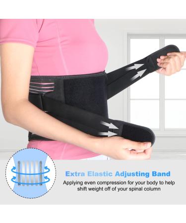 Buy Back Support Belt for Posture Correction - Lumbar Spine Back Bandage with Adjustable Straps - Breathable XL (115-140cm) for Men & Women - Buy Online on GoSupps.com